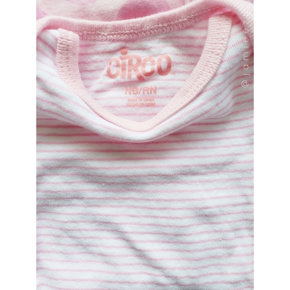 Circo + Gerber | Set of 4 - Pink Printed Onesies - Picture 2 of 4